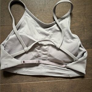 HIGH NECK RIBBED LULU SPORTS BRA